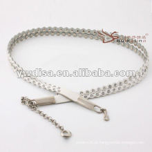 A cintura das mulheres da forma pavimentada com rhinestones no plutônio com projeto do tassel chain o mais melhor de YIWU DISHA